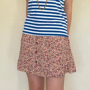 Vintage Floral mini skirt